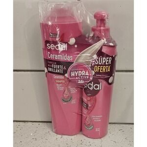 Sedal Ceramides Shine Combing Cream for Stronger and Shinier Hair & Shampoo Set